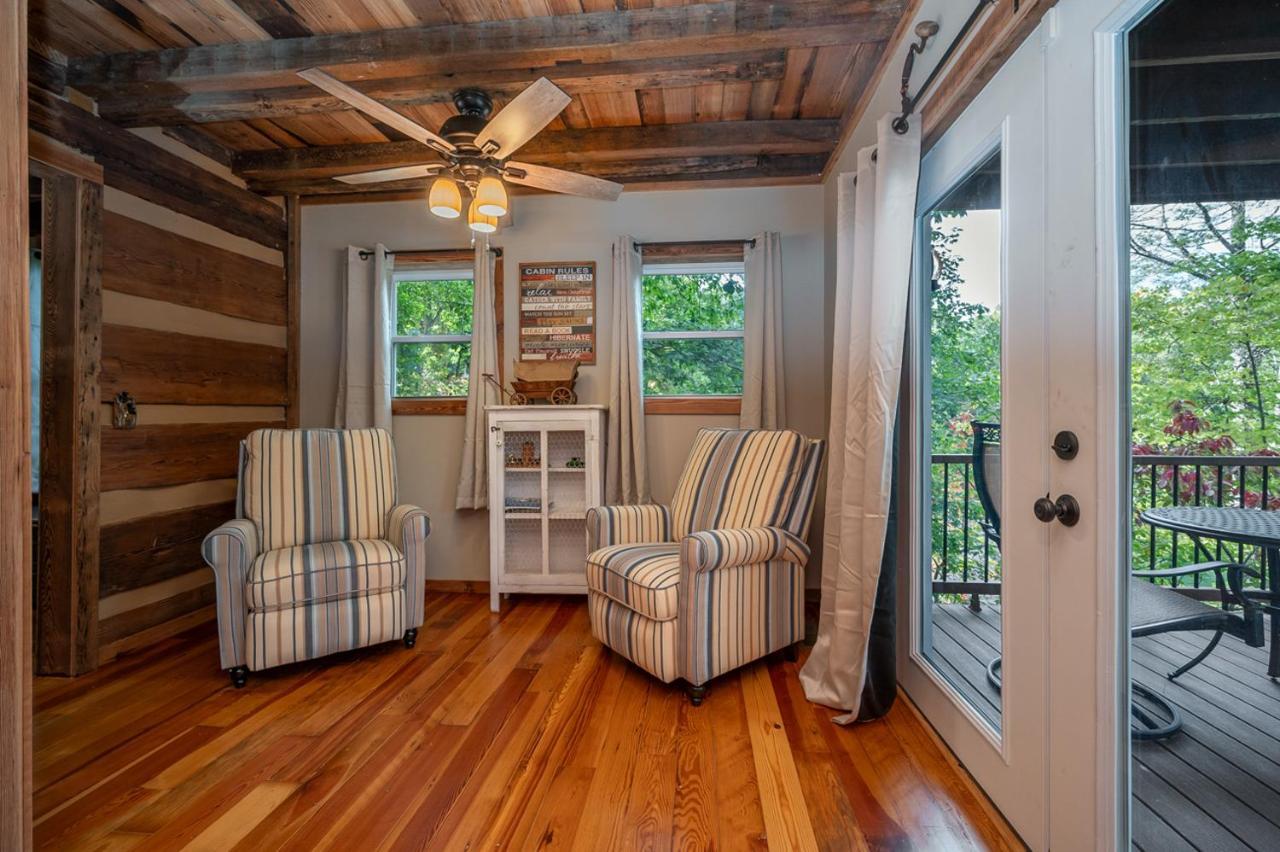 Russell'S Fort At White Oak Point: Historical Cabin On Lake Lure, Luxury, Direct Lake Access! Villa Exterior foto