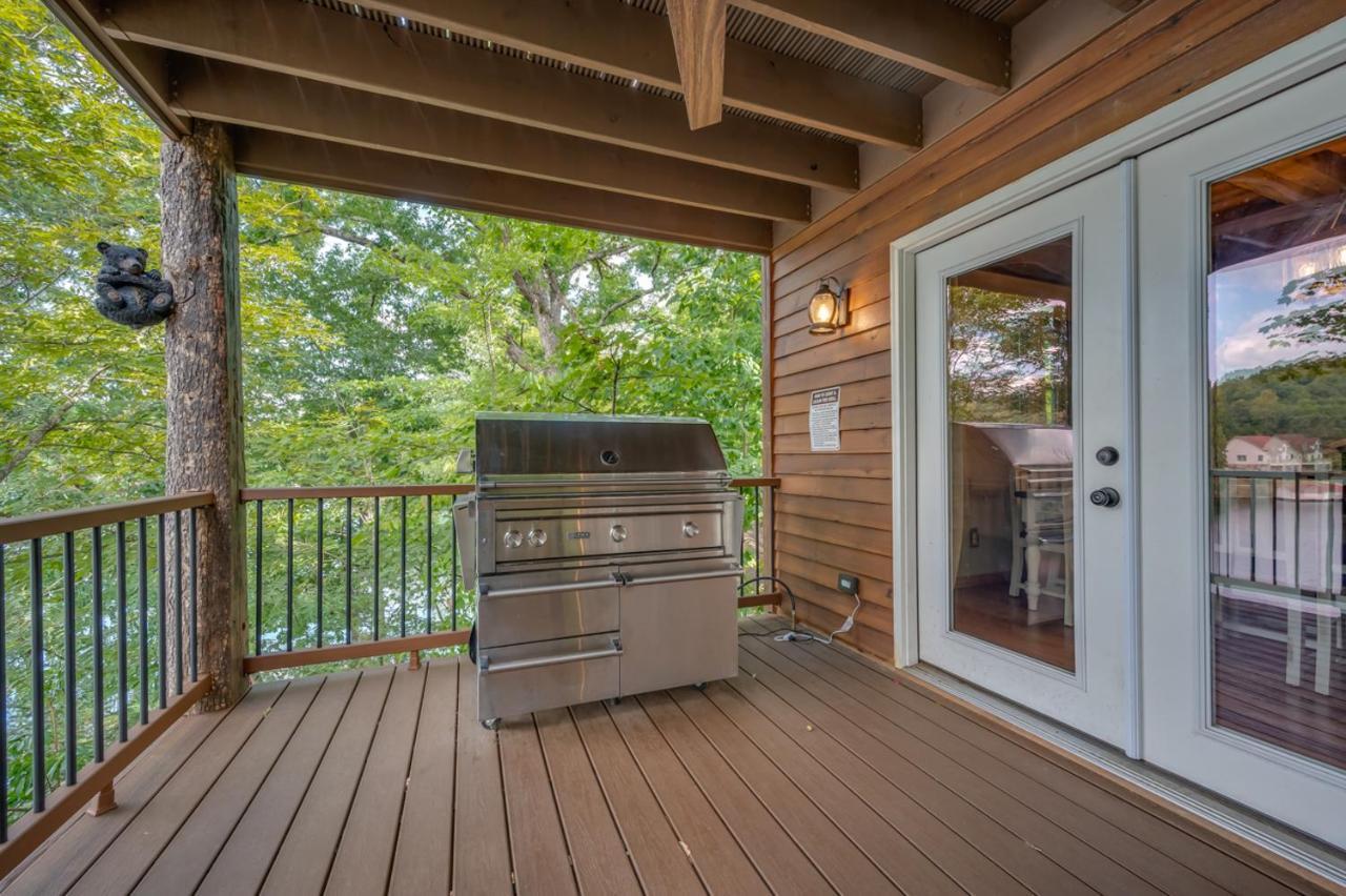 Russell'S Fort At White Oak Point: Historical Cabin On Lake Lure, Luxury, Direct Lake Access! Villa Exterior foto