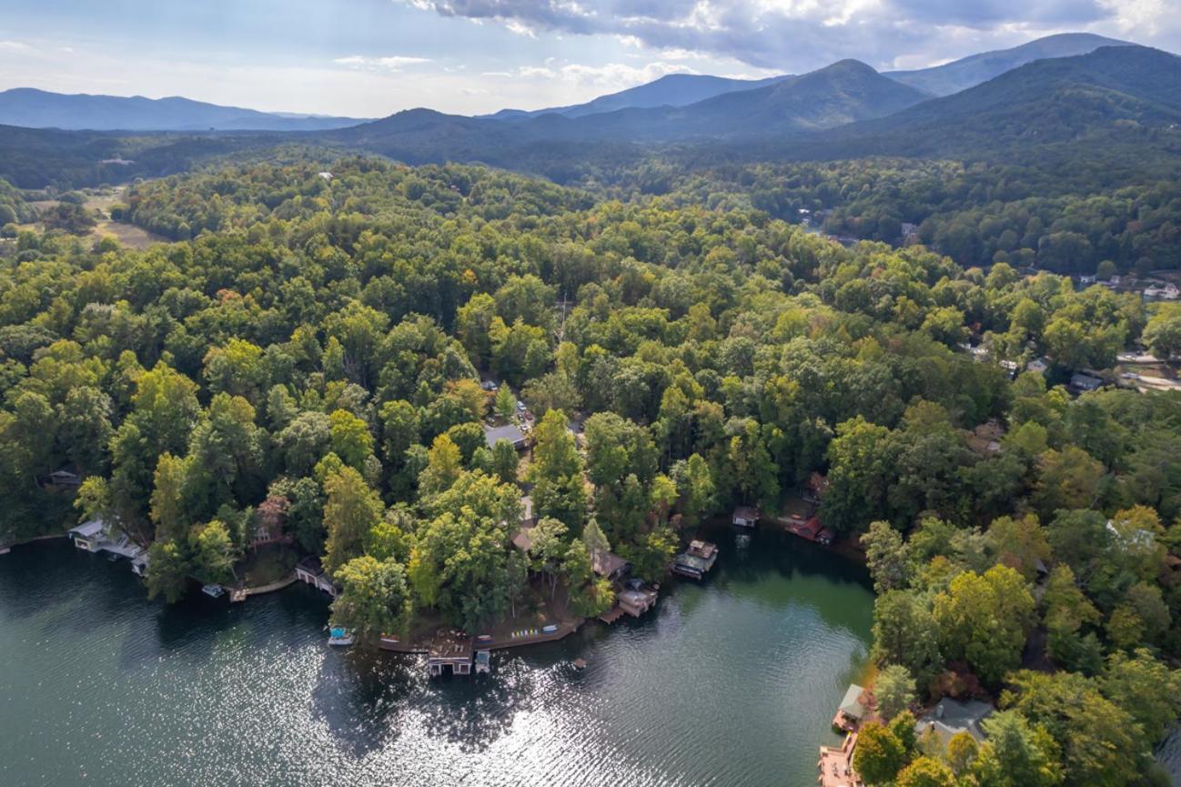 Russell'S Fort At White Oak Point: Historical Cabin On Lake Lure, Luxury, Direct Lake Access! Villa Exterior foto