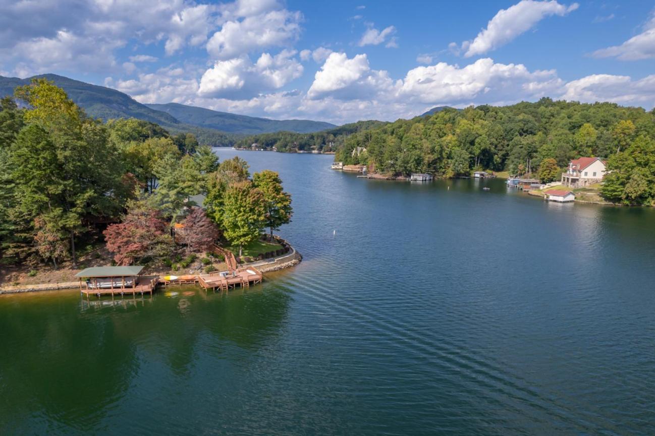 Russell'S Fort At White Oak Point: Historical Cabin On Lake Lure, Luxury, Direct Lake Access! Villa Exterior foto